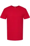 M & O Gold Soft Touch T-shirt In Red