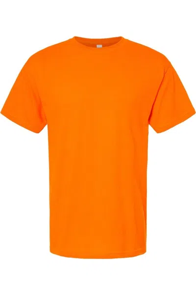 M & O Gold Soft Touch T-shirt In Orange