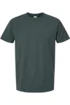 M & O Unisex Vintage Garment-dyed T-shirt In Green