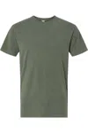 M & O Unisex Vintage Garment-dyed T-shirt In Multi