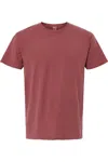 M & O Unisex Vintage Garment-dyed T-shirt In Red