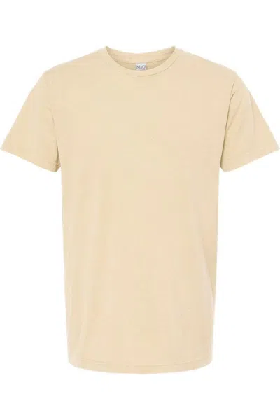 M & O Unisex Vintage Garment-dyed T-shirt In Neutral