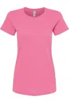 M & O Women´s Gold Soft Touch T-shirt In Pink