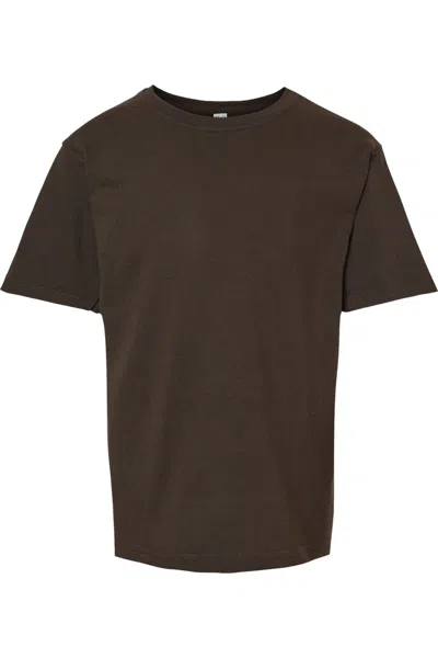 M & O Kids' Youth Gold Soft Touch T-shirt In Black