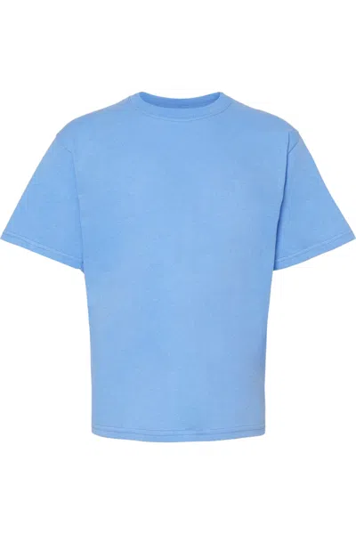 M & O Kids' Youth Gold Soft Touch T-shirt In Blue