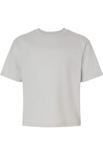 M & O Kids' Youth Gold Soft Touch T-shirt In Gray