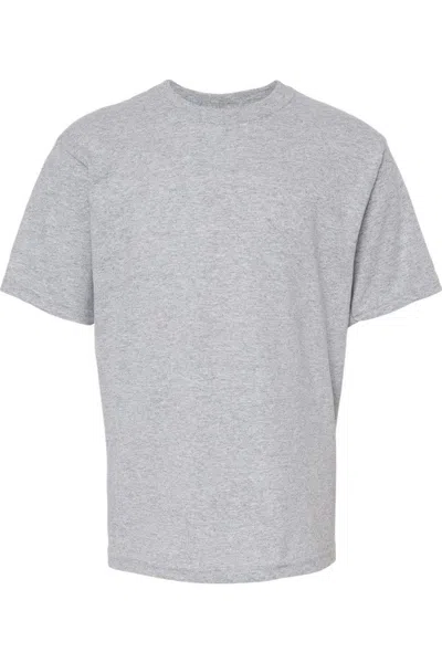 M & O Kids' Youth Gold Soft Touch T-shirt In Gray