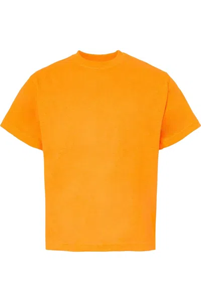M & O Kids' Youth Gold Soft Touch T-shirt In Orange