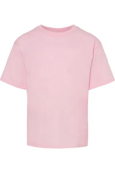 M & O Kids' Youth Gold Soft Touch T-shirt In Pink