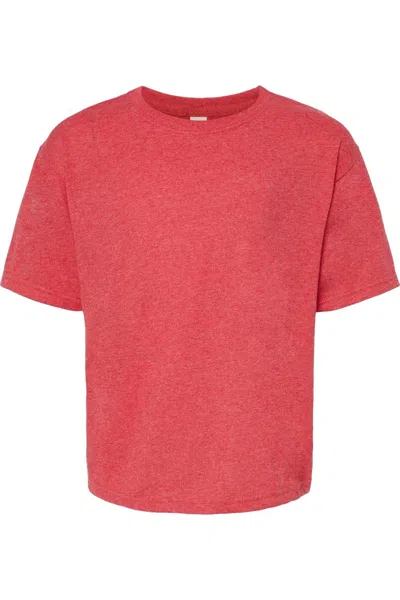 M & O Kids' Youth Gold Soft Touch T-shirt In Pink