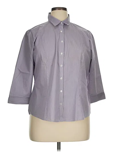 Pre-owned M&s 3/4 Sleeve Blouse In Gray