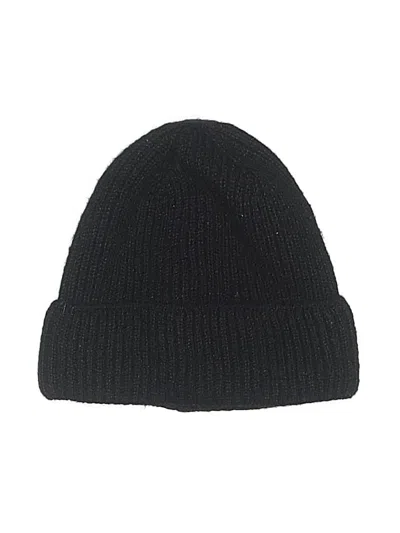 Pre-owned M&s Beanie Hat In Black