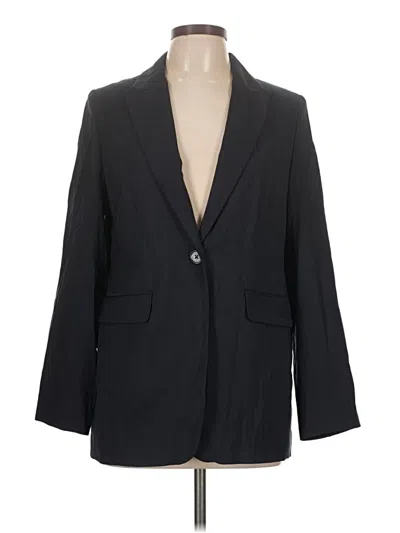 Pre-owned M&s Blazer Jacket In Black