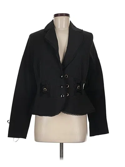 Pre-owned M&s Blazer Jacket In Black
