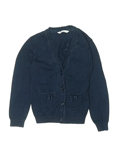 Pre-owned M&s Kids' Cardigan Sweater In Blue
