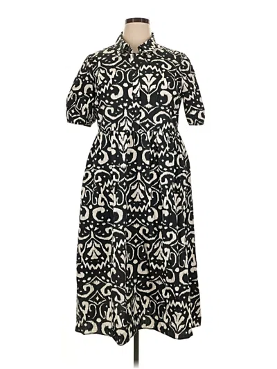 Pre-owned M&s Casual Dress In Black