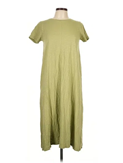 Pre-owned M&s Casual Dress In Green