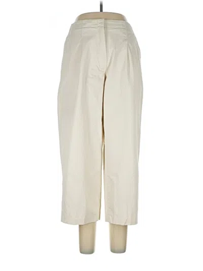 Pre-owned M&s Casual Pants In Ivory