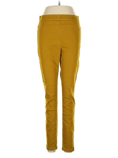 Pre-owned M&s Casual Pants In Yellow