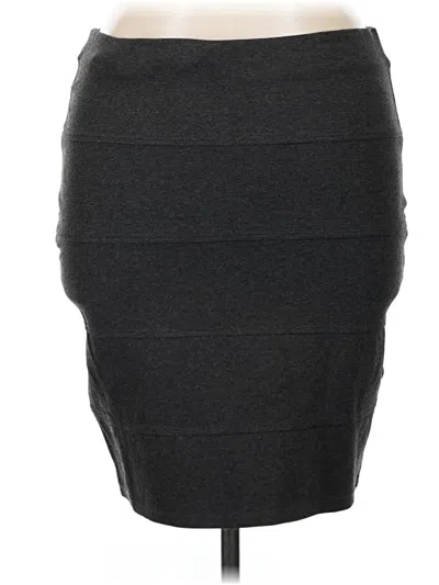 Pre-owned M&s Casual Skirt In Gray