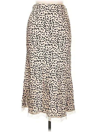 Pre-owned M&s Casual Skirt In Ivory