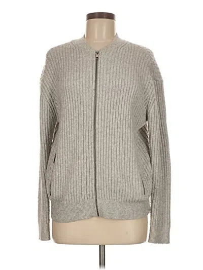 Pre-owned M&s Collection Cardigan Sweater In Gray