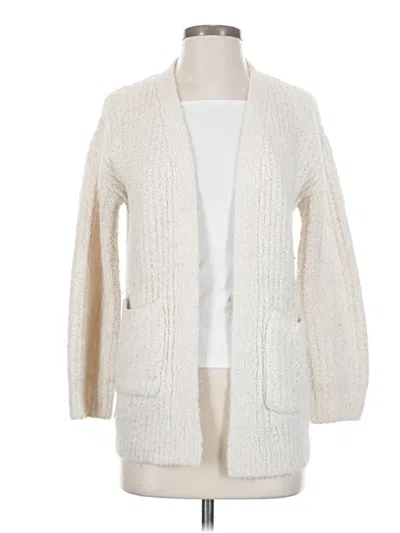 Pre-owned M&s Collection Cardigan Sweater In Ivory