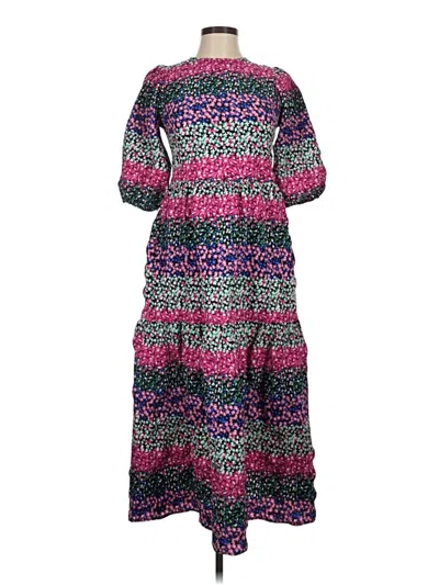 Pre-owned M&s Collection Casual Dress In Purple