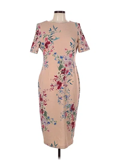 Pre-owned M&s Collection Casual Dress In Tan