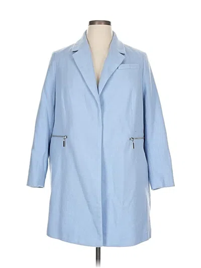 Pre-owned M&s Collection Coat In Blue