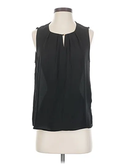 Pre-owned M&s Collection Sleeveless Blouse In Black