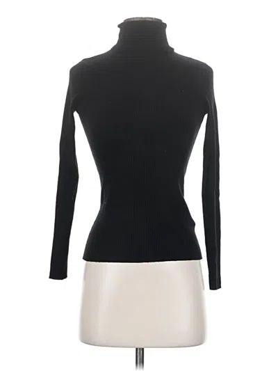 Pre-owned M&s Collection Turtleneck Sweater In Black