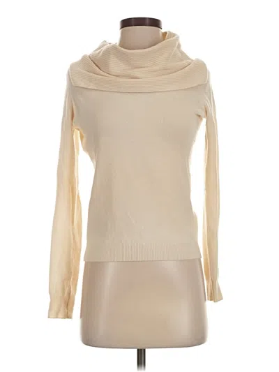 Pre-owned M&s Collection Turtleneck Sweater In Ivory