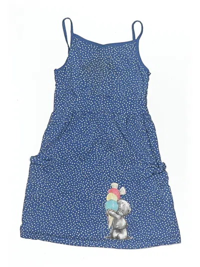 Pre-owned M&s Kids' Dress In Blue