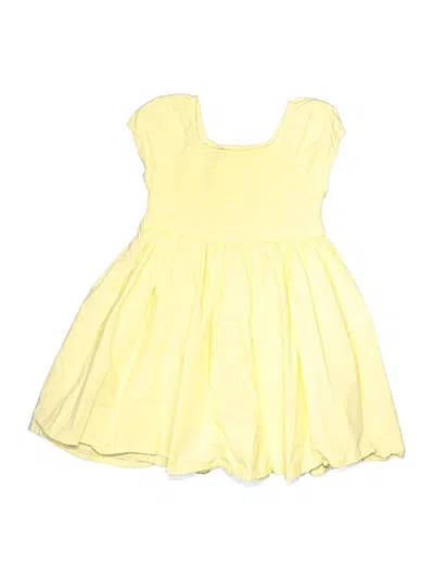 Pre-owned M&s Kids' Dress In Yellow
