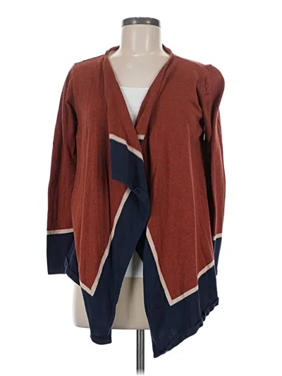 Pre-owned M&s Kimono In Burgundy