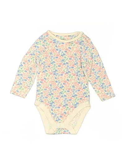Pre-owned M&s Kids' Long Sleeve Onesie In Ivory