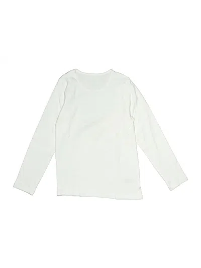 Pre-owned M&s Kids' Long Sleeve T-shirt In Ivory