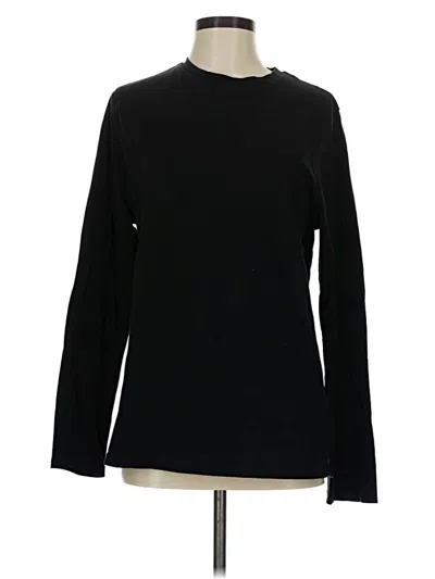 Pre-owned M&s Long Sleeve Turtleneck In Black
