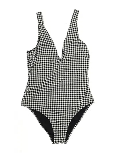Pre-owned M&s One Piece Swimsuit In Black