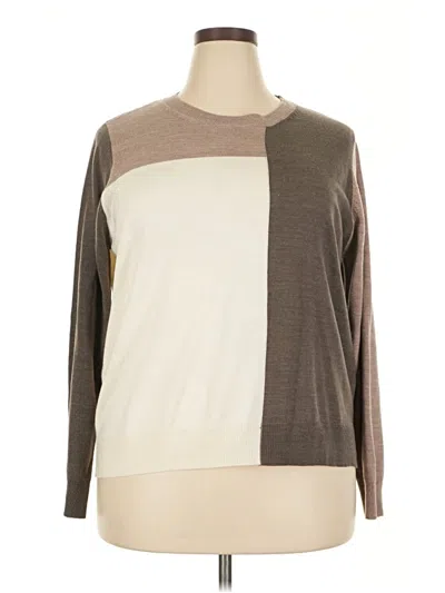 Pre-owned M&s Pullover Sweater In Brown