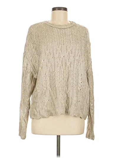 Pre-owned M&s Pullover Sweater In Tan