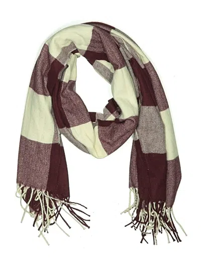 Pre-owned M&s Scarf In Burgundy