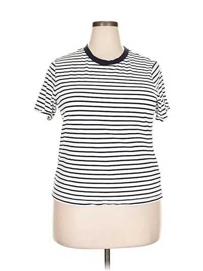 Pre-owned M&s Short Sleeve T-shirt In White