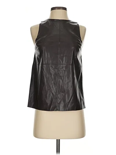 Pre-owned M&s Sleeveless Blouse In Black