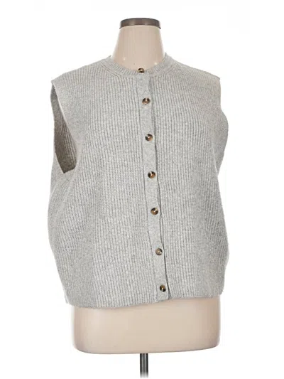 Pre-owned M&s Sweater Vest In Gray