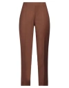 M&s M & S Woman Pants Brown Size 8 Polyester, Viscose, Elastane In Brown
