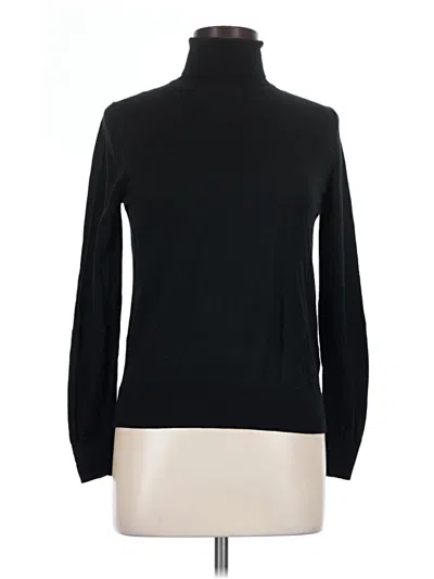 Pre-owned M&s Wool Pullover Sweater In Black