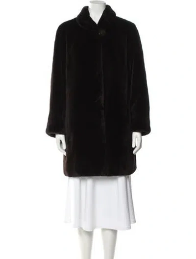Pre-owned M. Blaustein Furs Mink Fur Vest In Black