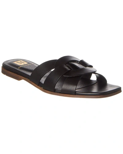 M By Bruno Magli Alessia Leather Sandal In Black